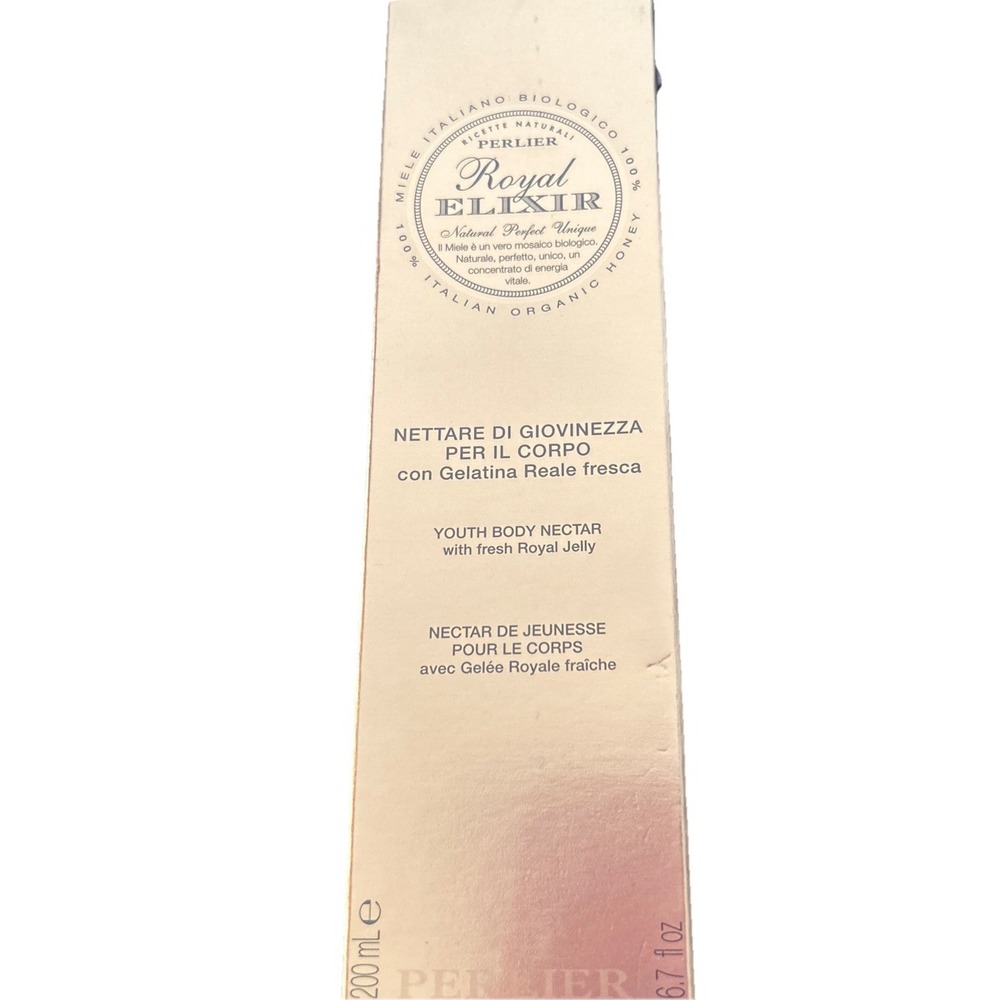 PERLIER Royal Elixir Youth Body Nectar w/ Fresh Royal‎ Jelly Treatment 6.7 FL OZ